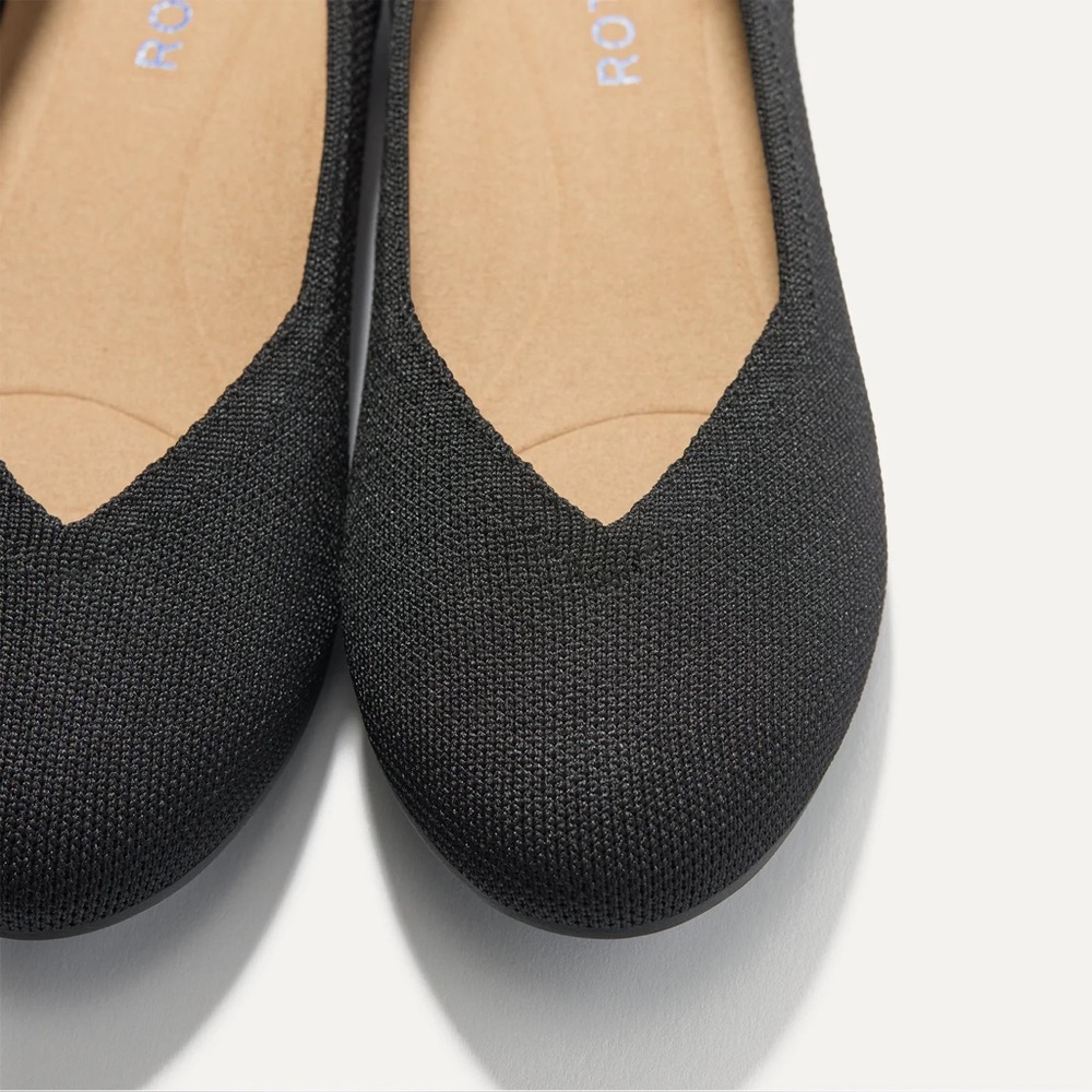 Rothy’s The Flat in Solid Black - size 9 - Picture 3 of 6
